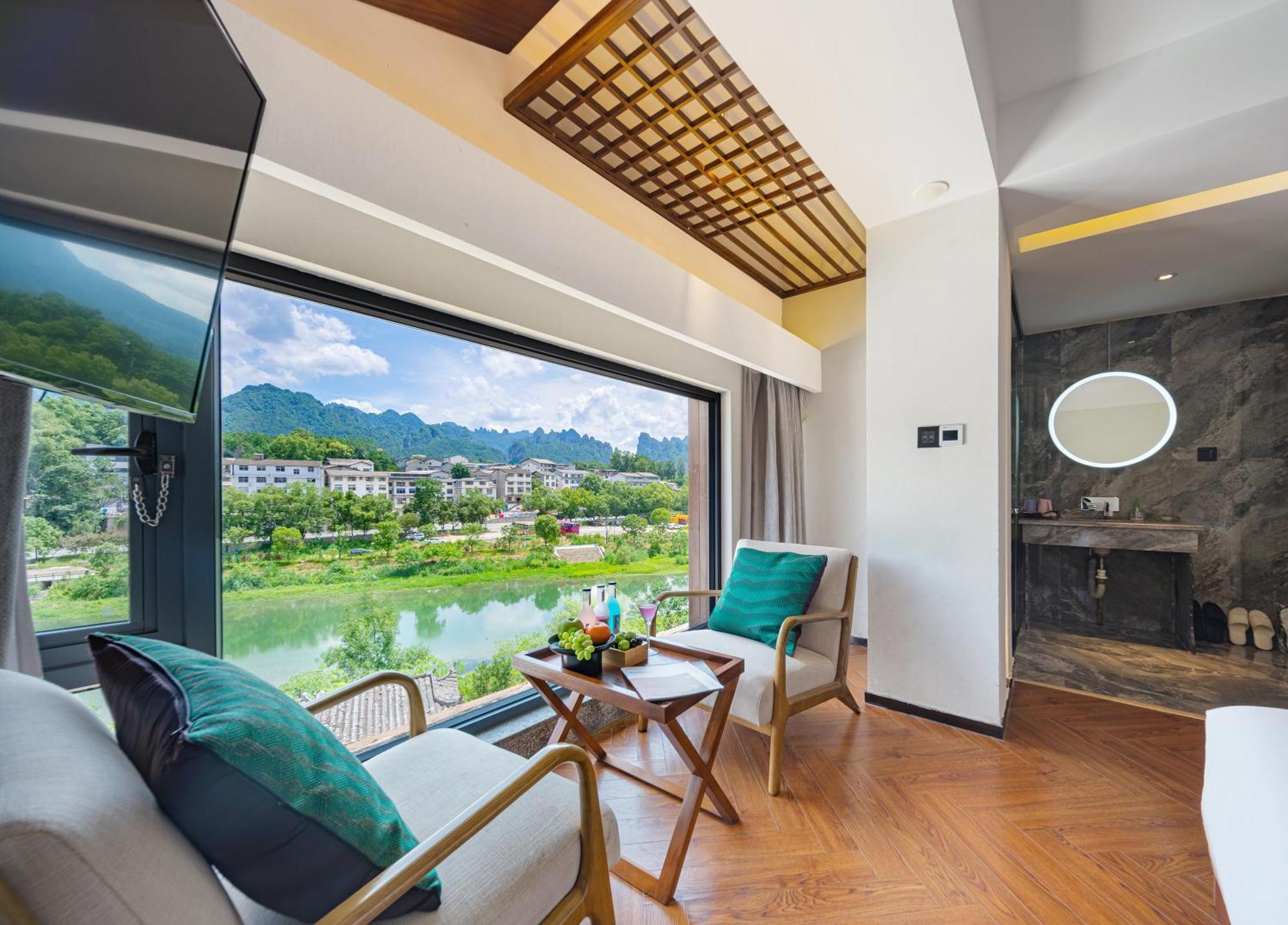 Erside Peak Lodge Zhangjiajie Wulingyuan National Park Dış mekan fotoğraf
